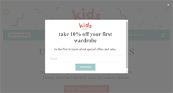 Desktop Screenshot of kidson45th.com